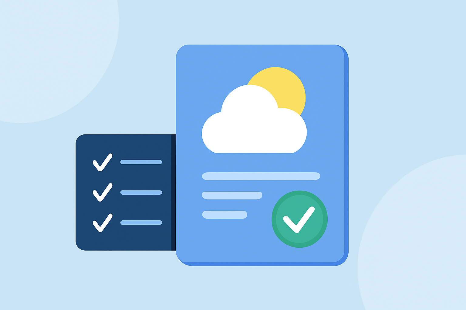 Weather Widget Customization Checklist