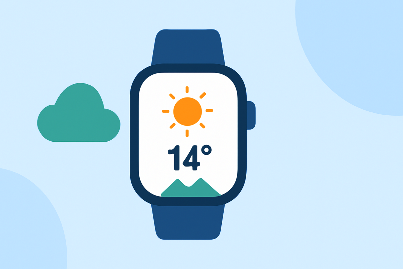 Weather for Outdoor Hiking Tips on Wear OS