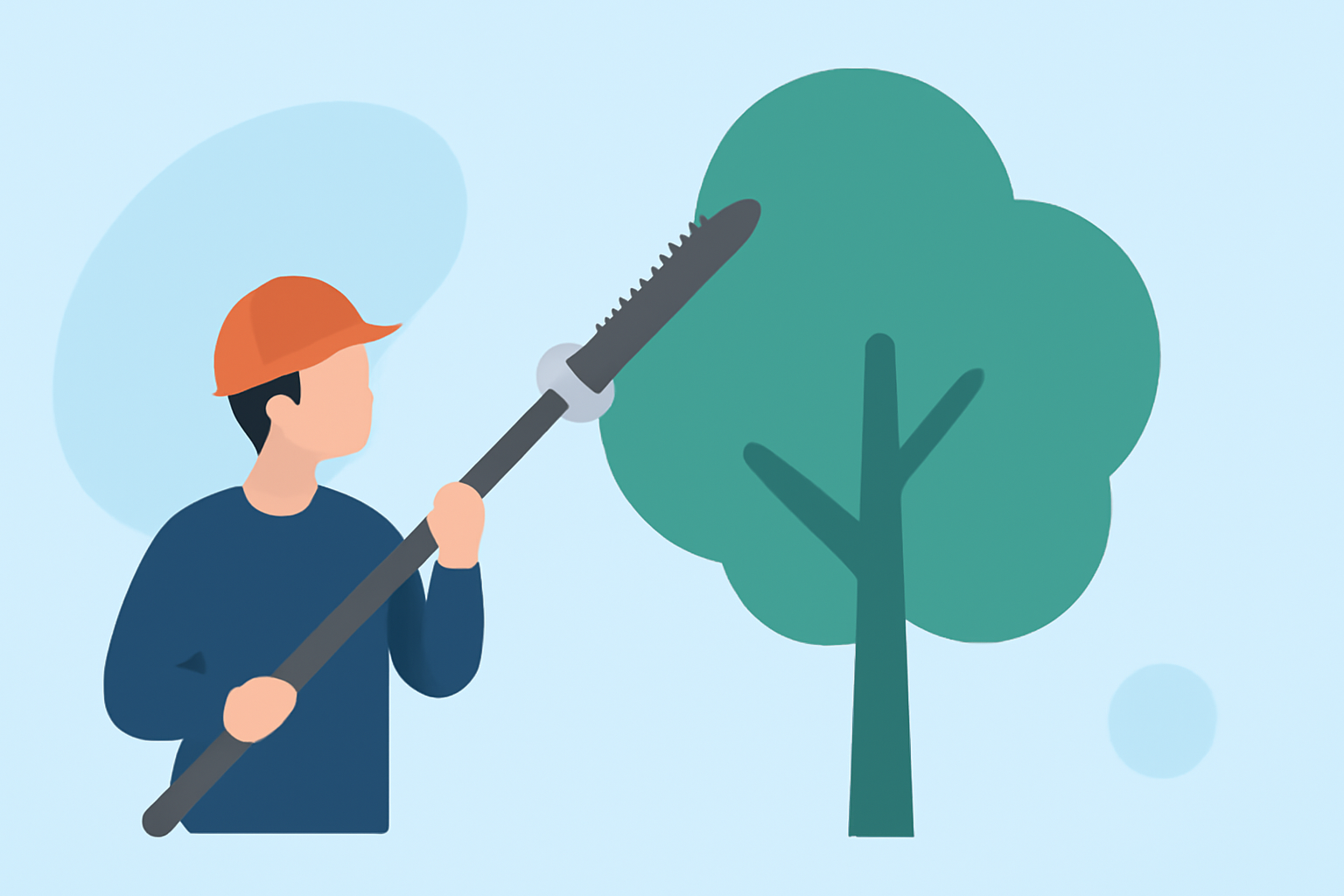 Optimal Weather Conditions for Safe Tree Trimming