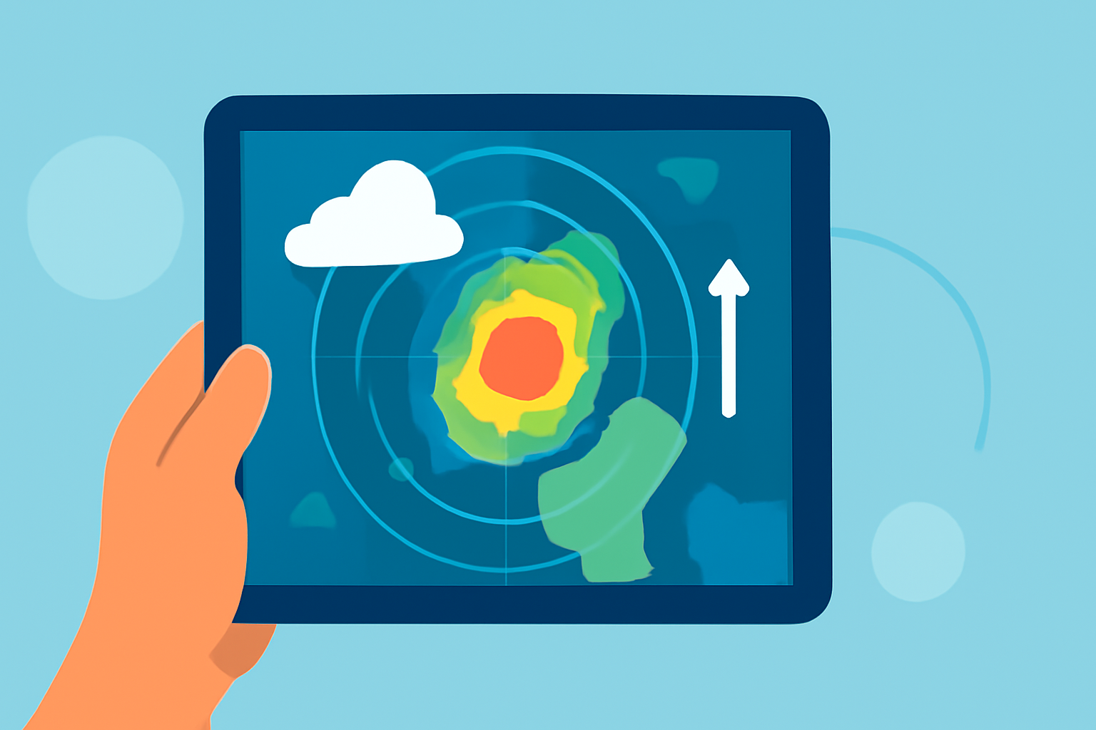 Understanding Weather Radar on Your Tablet