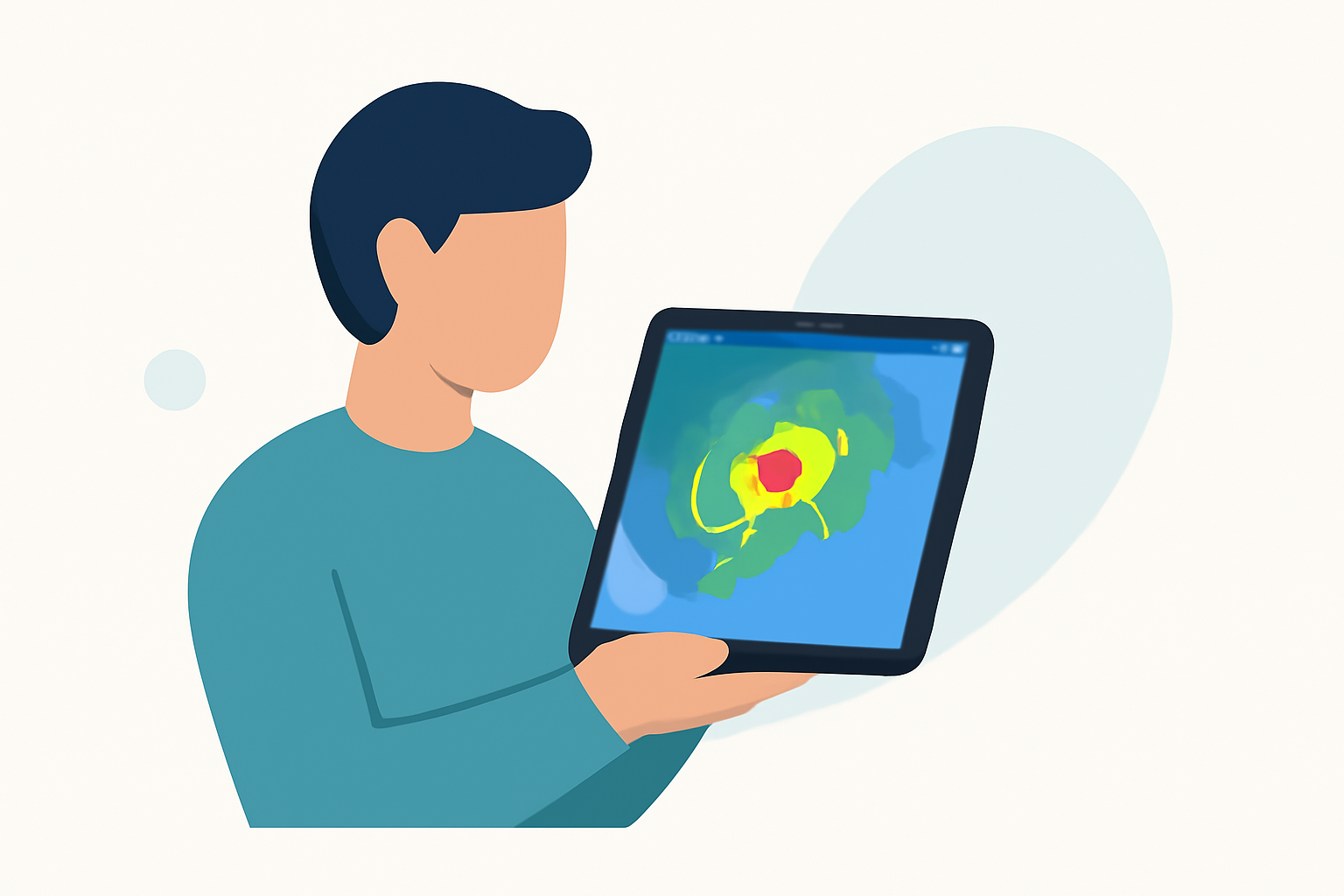 Understanding Weather Radar Data on Your iPad