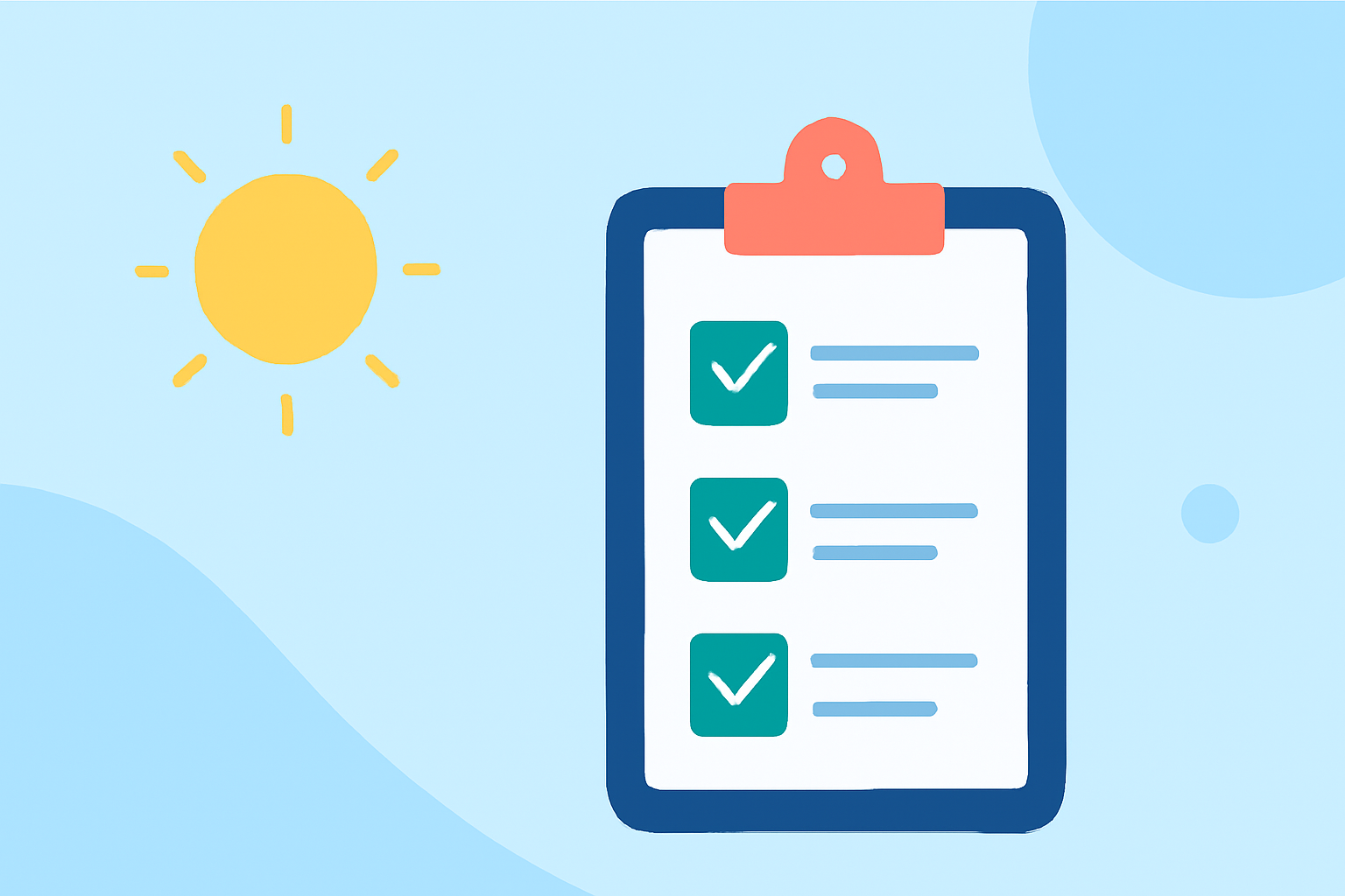 Summer Weather Outlook Checklist for Travelers in the United States