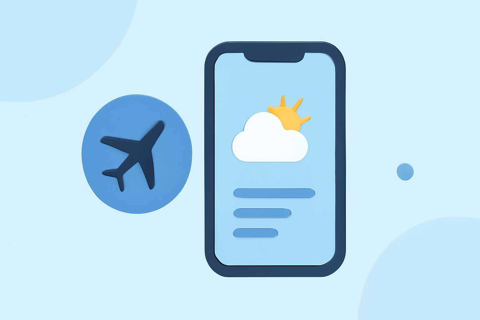 Shoulder-Season Flying Weather Tutorial on iPhone