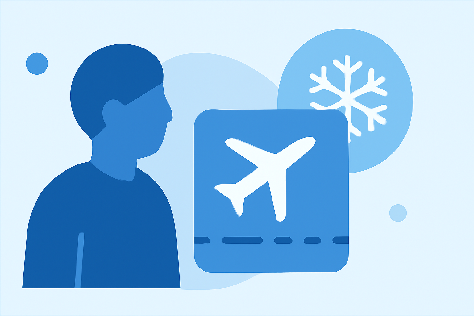 Managing Connecting Flights Amidst Blizzards: A Strategic Approach