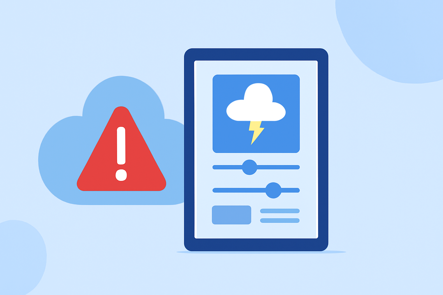 Common Weather Alert Customization Questions on a Tablet