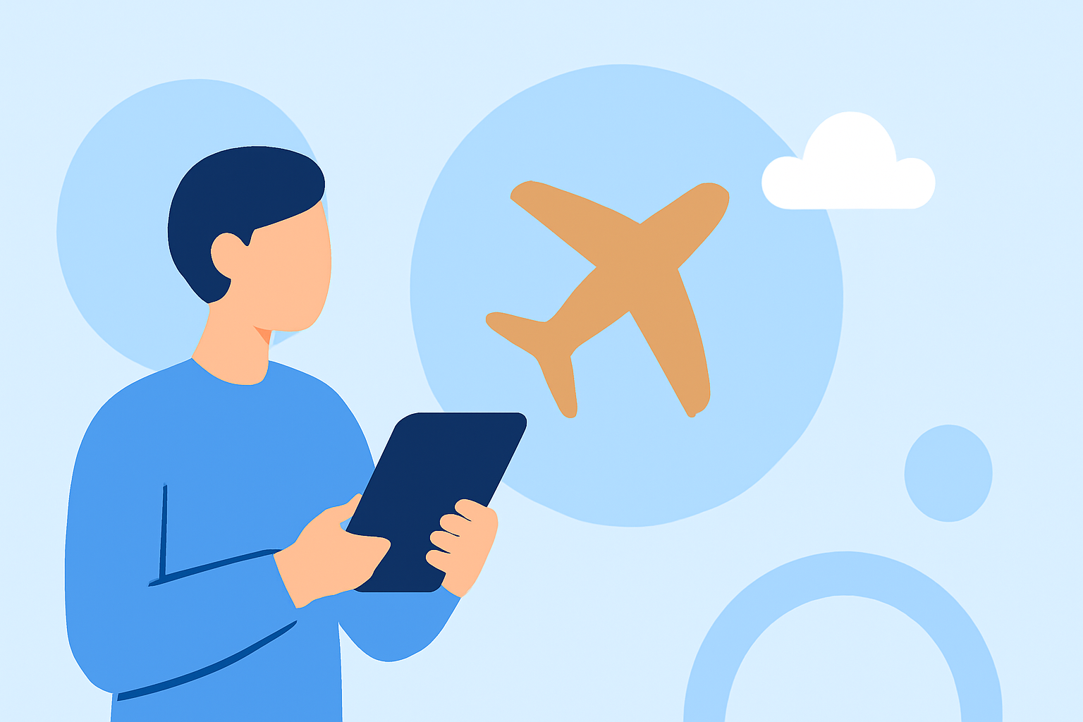 Fair-Weather Travel Planning Workflow for First-Time Flyers