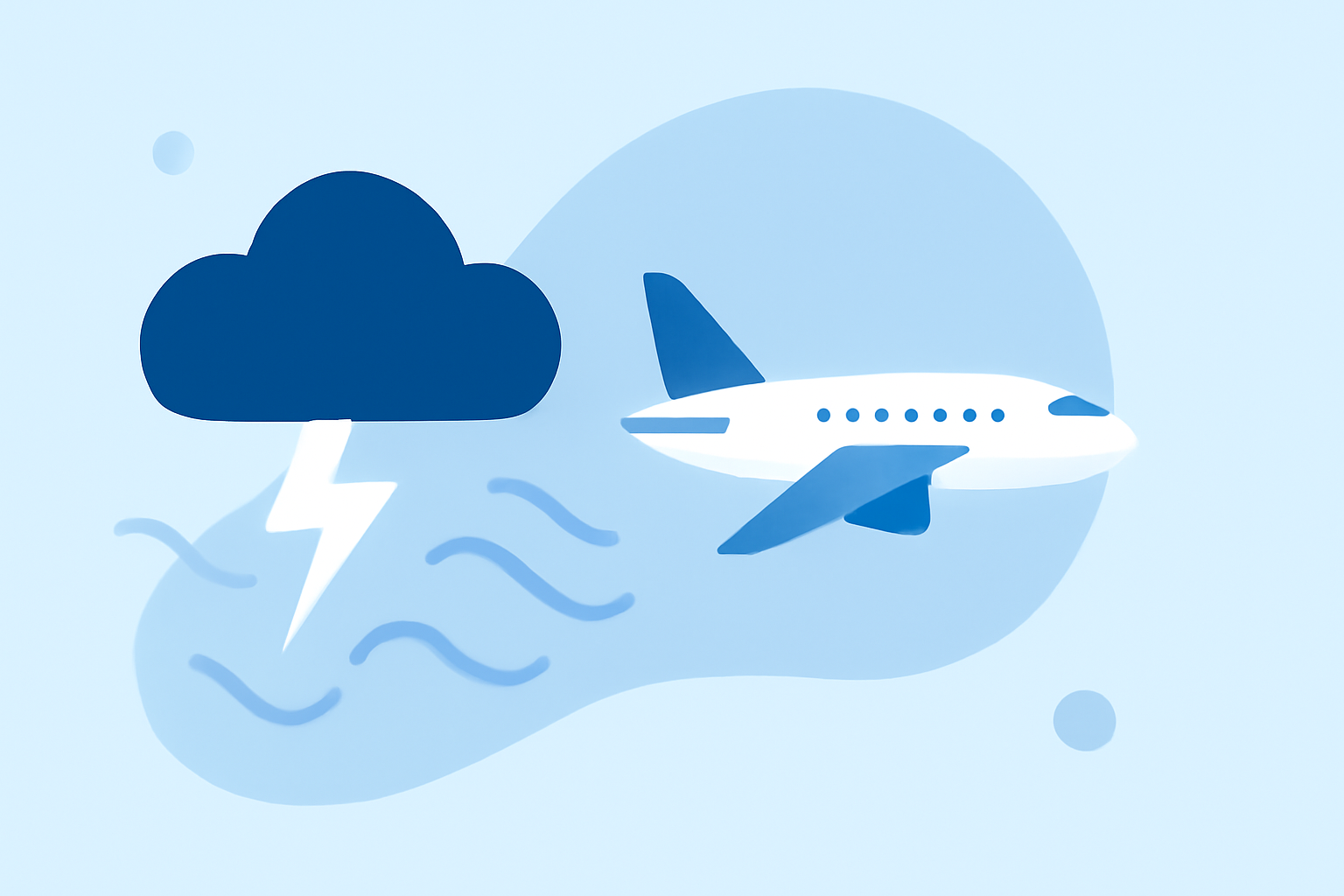 Understanding Turbulence Near Thunderstorms for Connecting Flights