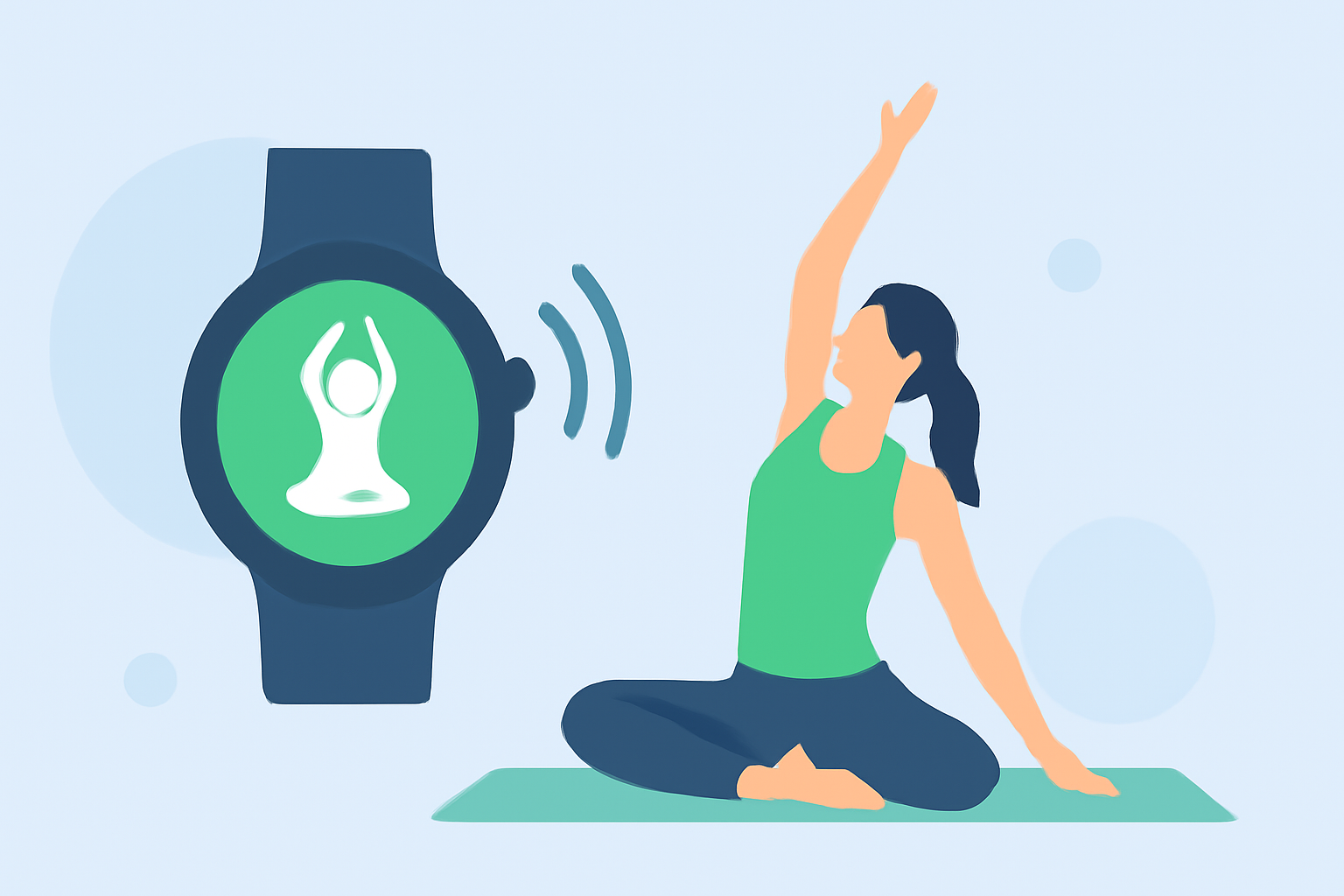 Using Clime for Outdoor Yoga Tutorials on Wear OS