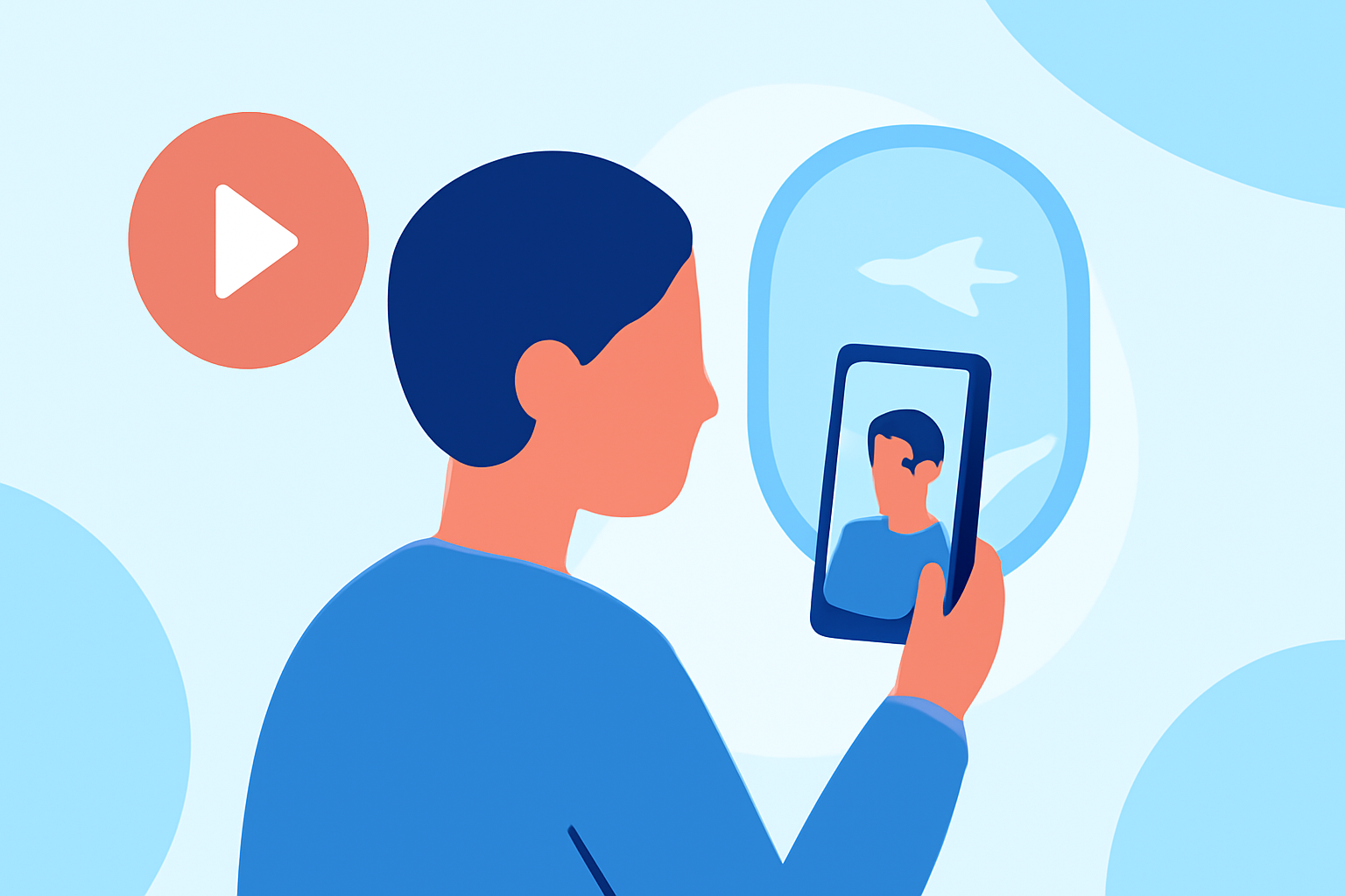 Easy In-Flight Selfie Video Edits on a Budget Phone