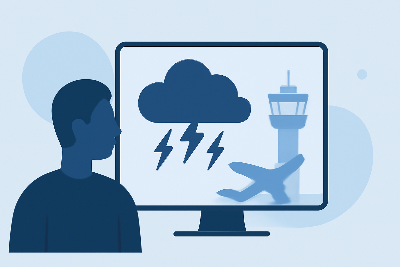 Managing Thunderstorms Near Airports During Family Vacations