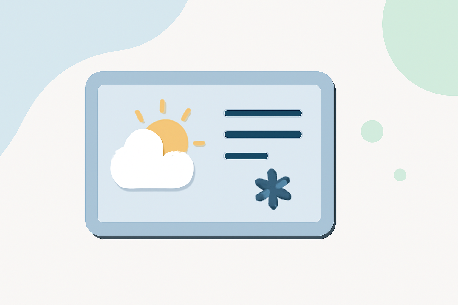 Understanding Glanceable Weather Widgets During Pollen Season