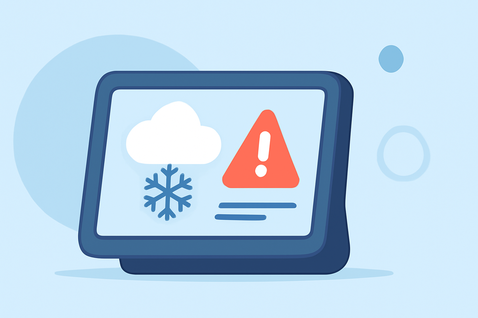Understanding Winter Storm Alerts on Smart Displays
