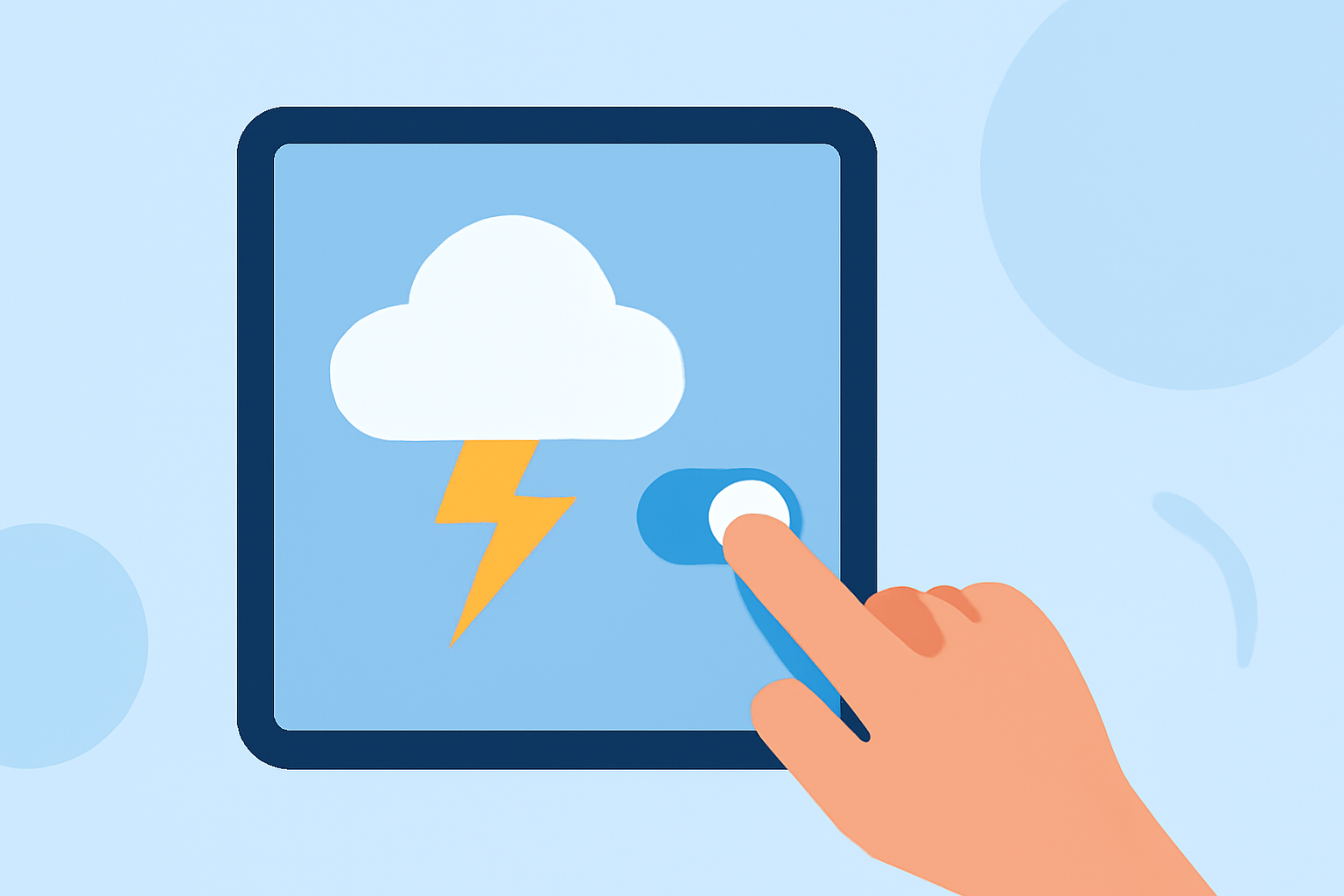 Weather Notification Snoozing Tricks on a Tablet