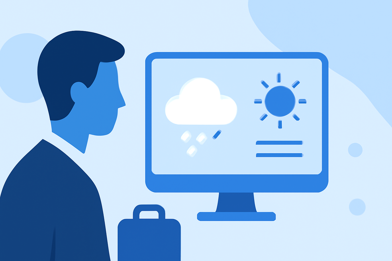Comparing Destination Weather Options for Business Trips