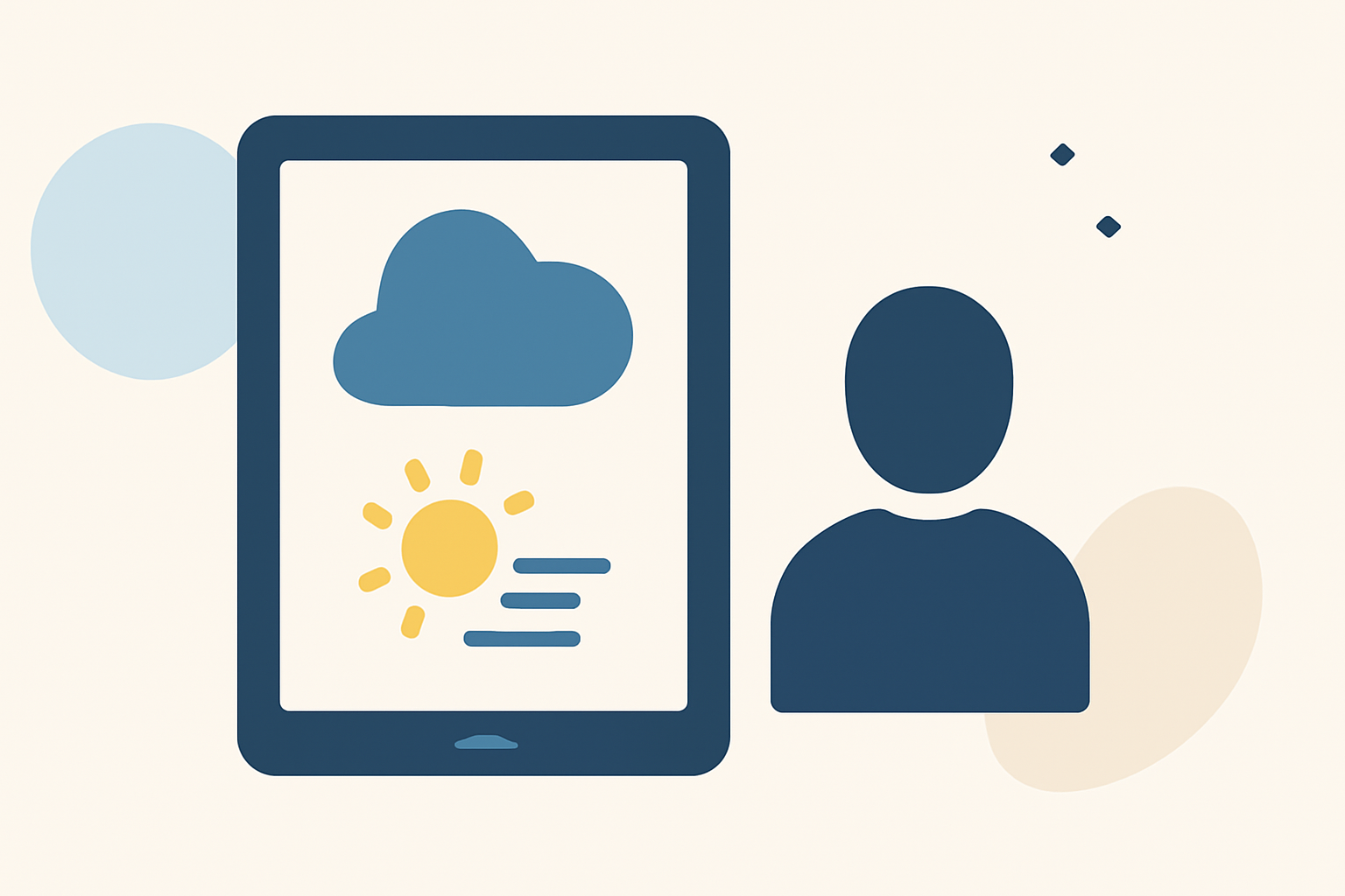 Weather Morning Briefing Explained on iPad