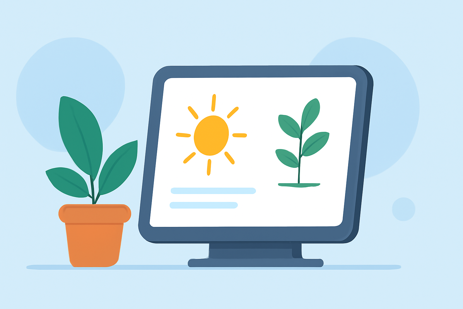 Weather Tricks for Indoor Plant Care Using Smart Displays