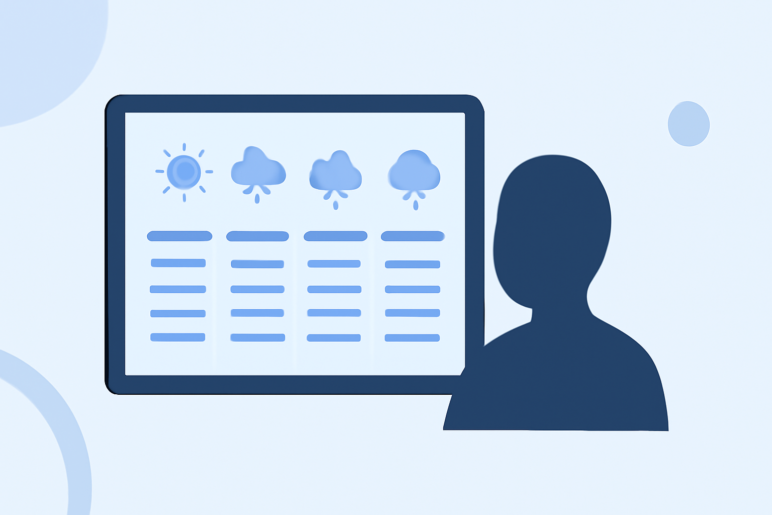 Your Guide to Easy 10-Day Weather Forecasts on a Tablet