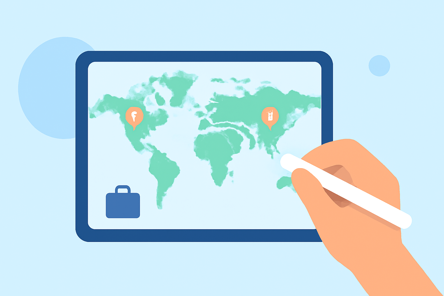 Enhancing Your Travel Experience: Quick World Map Travel Overlay Edits on iPad