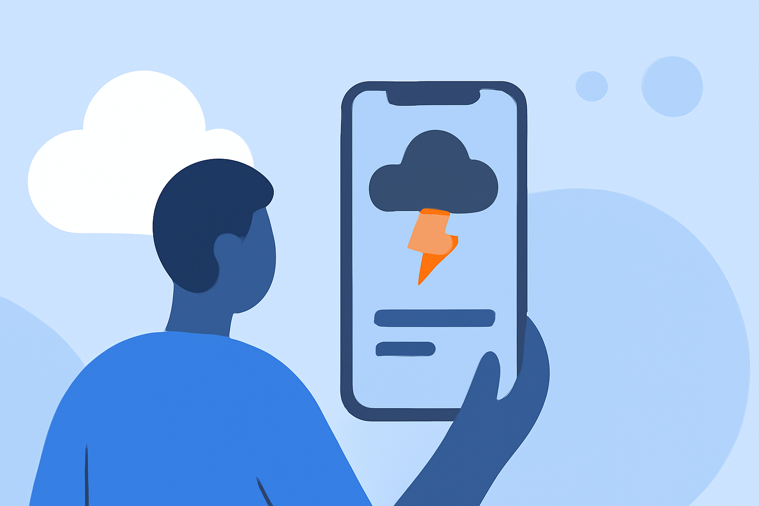 Navigating Your Weather App's Home Screen During Severe Weather