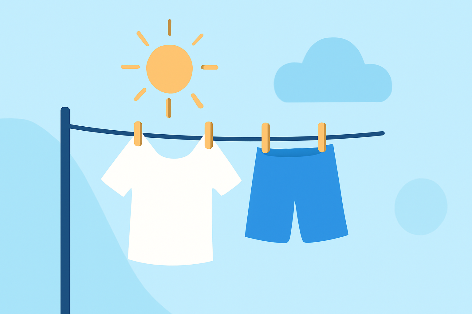 Optimal Weather Conditions for Drying Clothes Outdoors