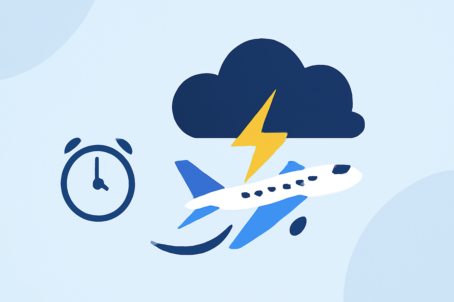Timing Flights Around Storms: A Beginner's Guide