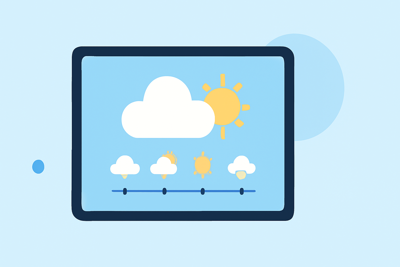 An Introduction to Hourly Weather Forecasts on Tablets