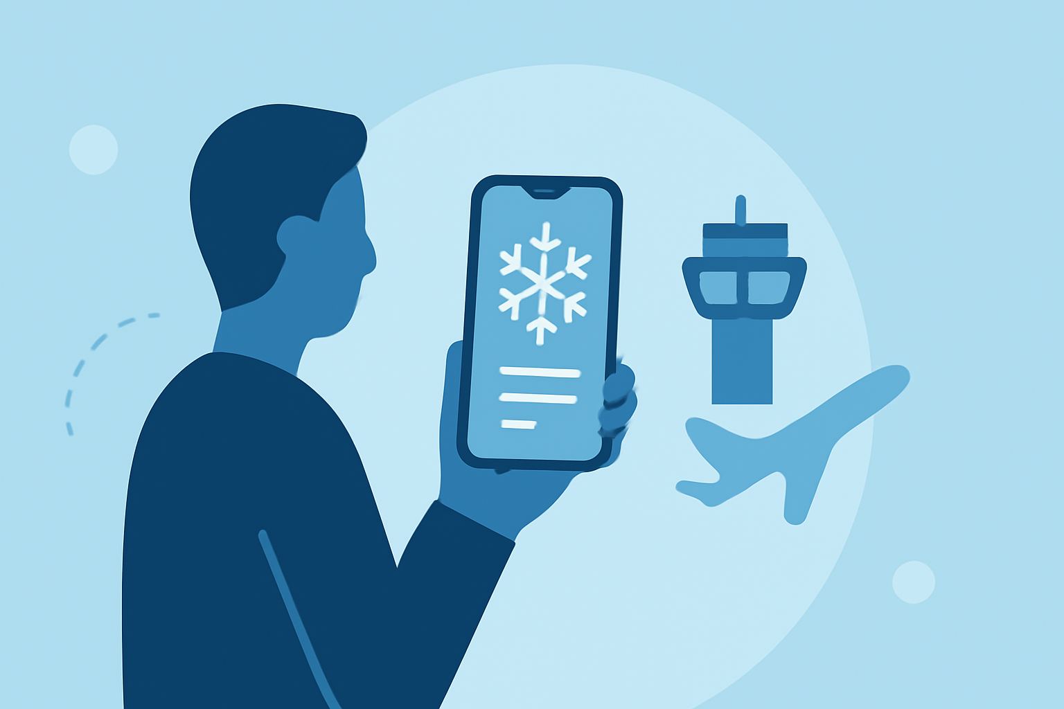 Stay Ahead of Winter Weather: How to Monitor Snow Conditions at Your Departure Airport Using Mobile Apps