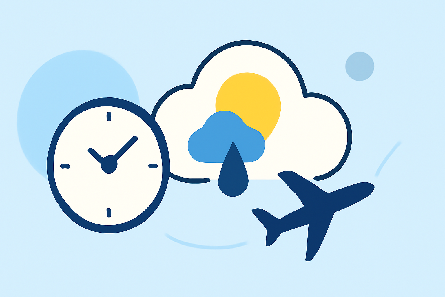 Weather Tracking and Flight Timing Cheat Sheet for Travelers