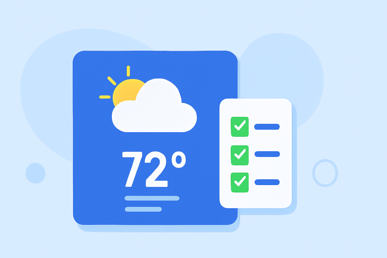 Small Weather Widgets Checklist: Best Practices and Implementation