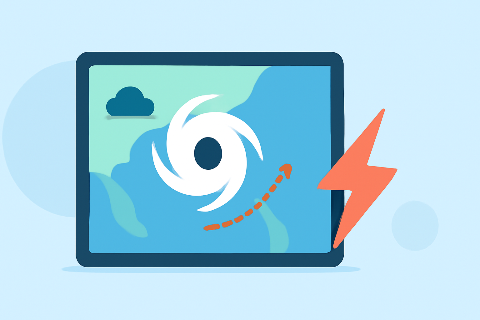 Storm Path Tracking for Beginners on iPad