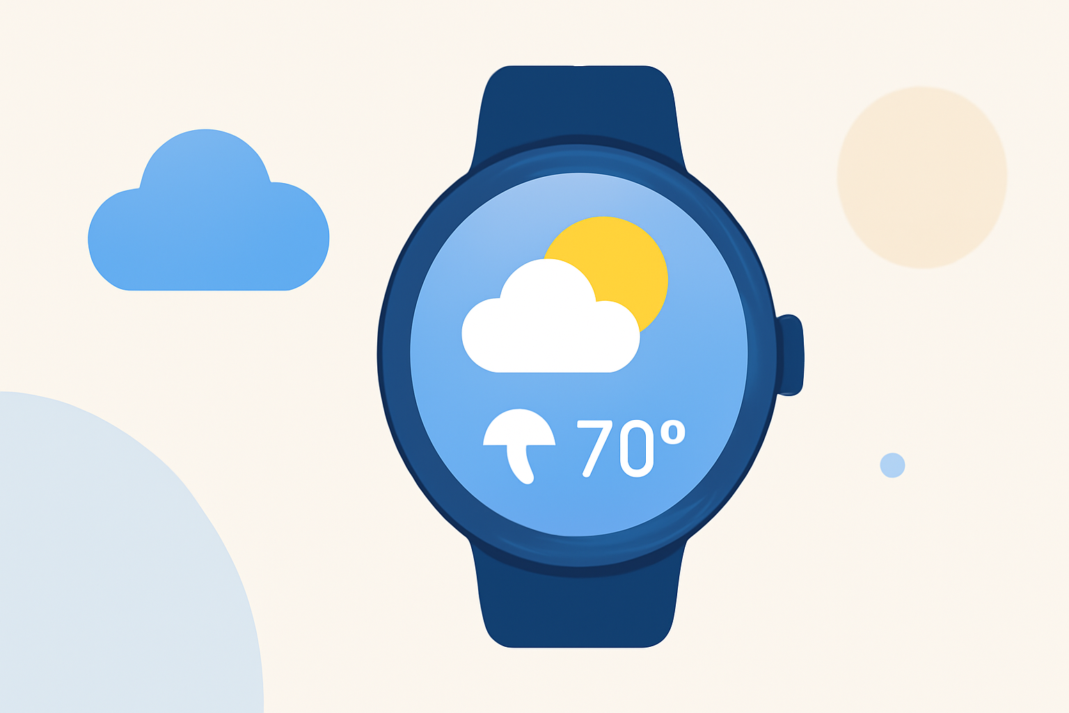 How to Check Weather for Outdoor Parties on Wear OS