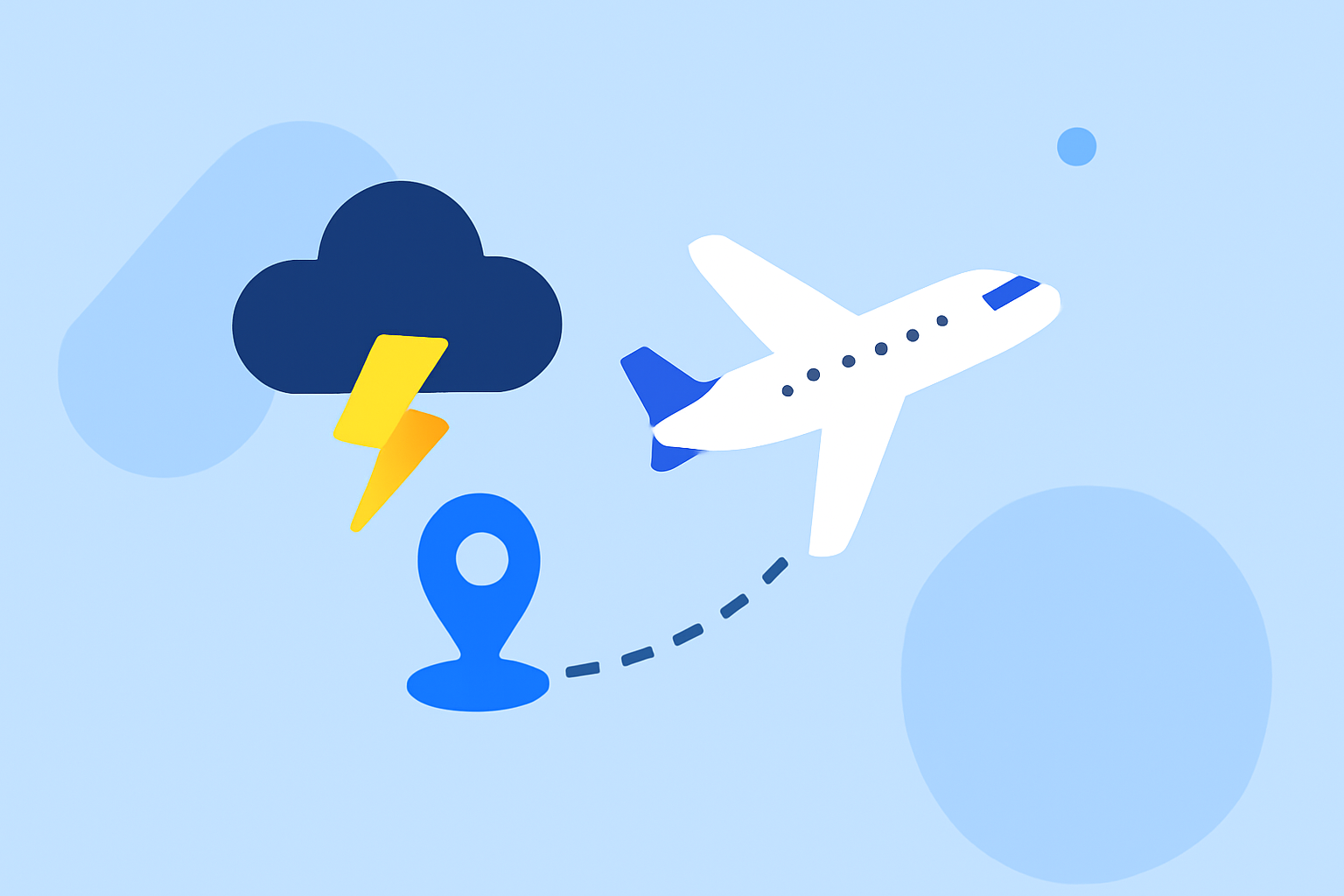 Quickly Track Storms Along Your Route for Cautious Flyers