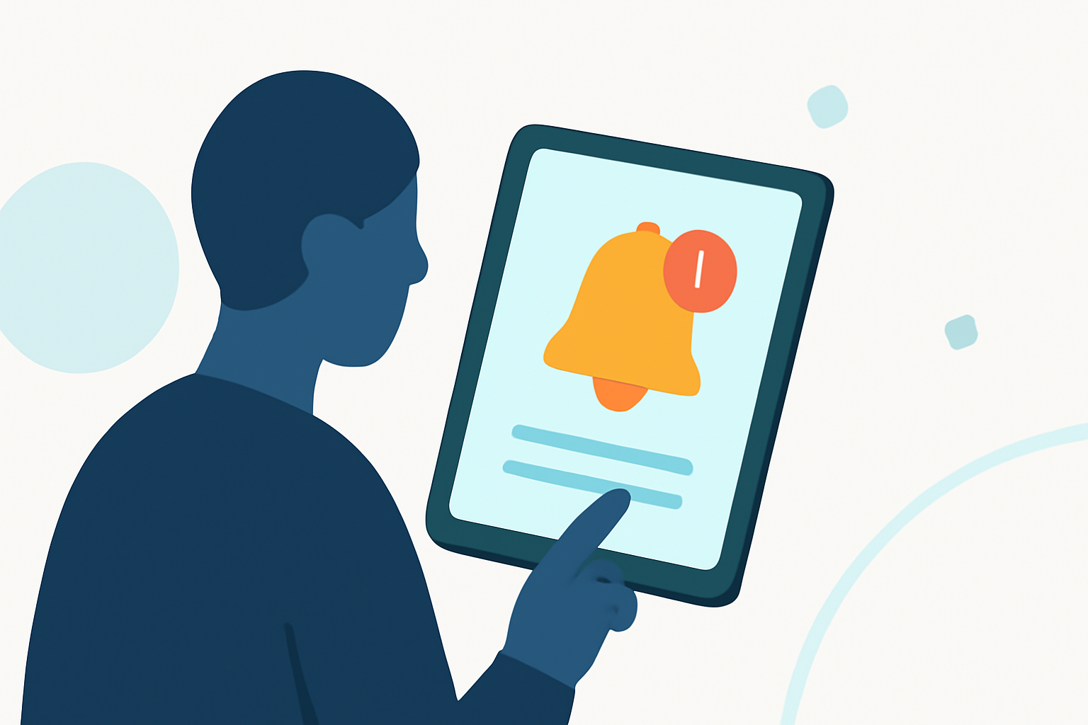 Alert Routing for Households Explained on iPad
