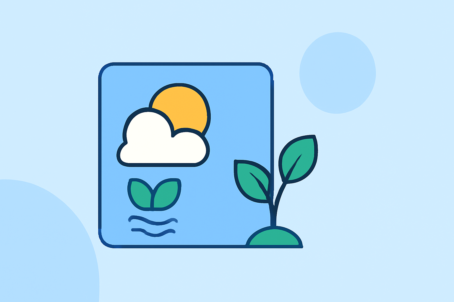 Easy Weather Home Screen Widgets for Gardeners
