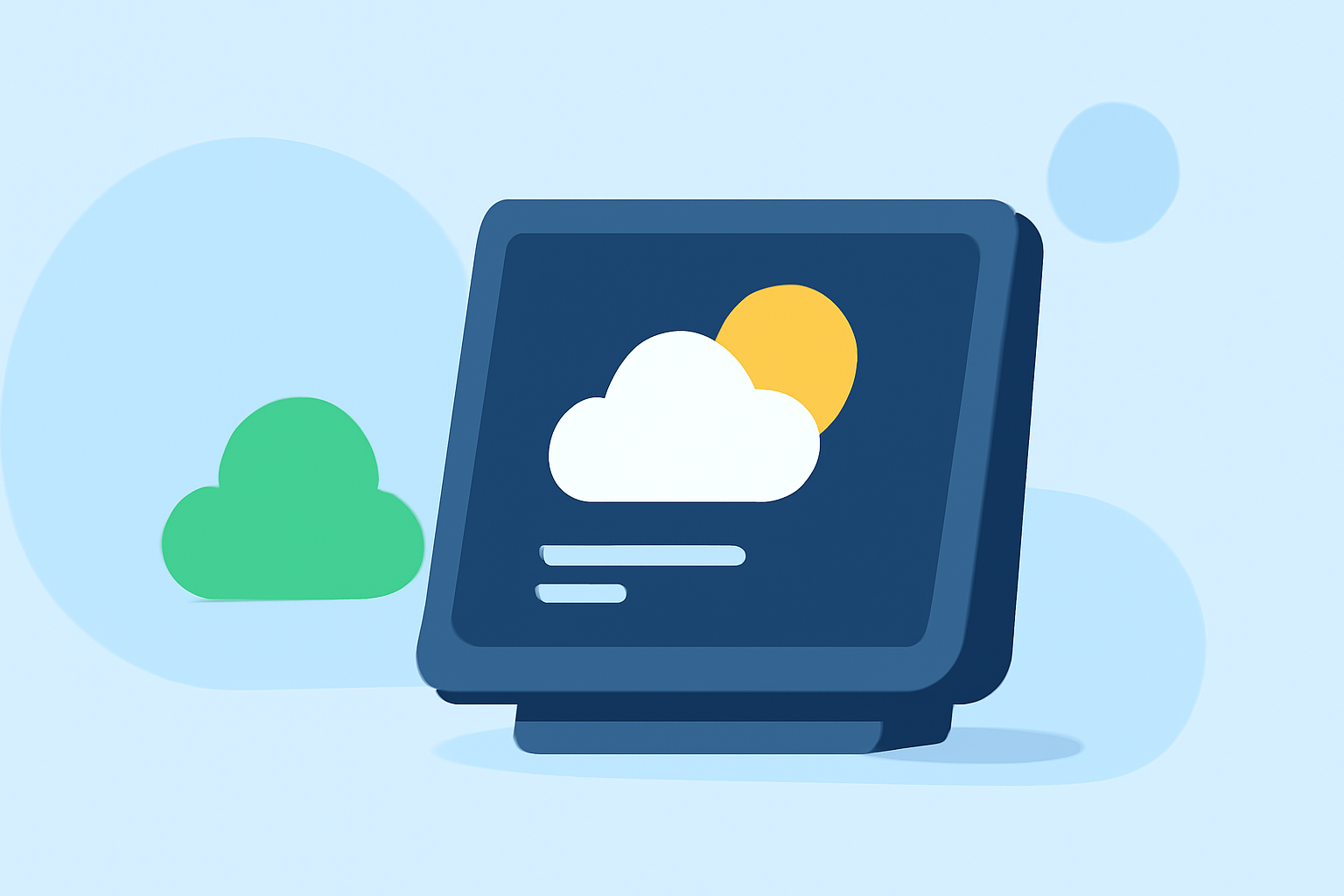 Weather for Solo Trips Basics on a Smart Display