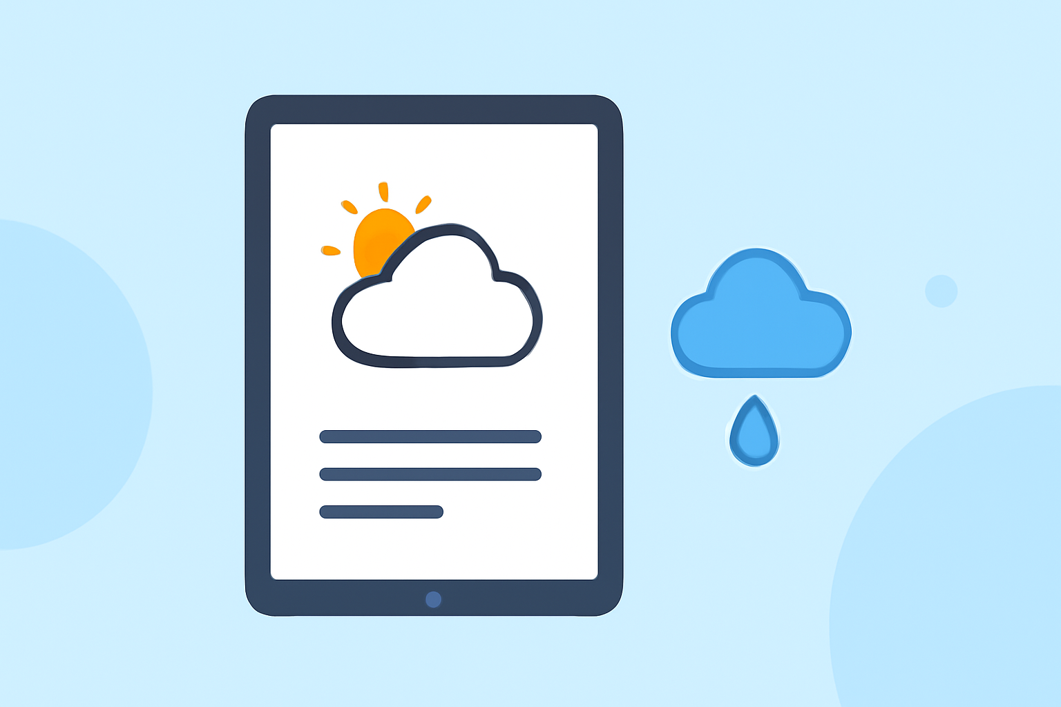 How to Quickly Access Reliable Weather Forecasts on Your iPad