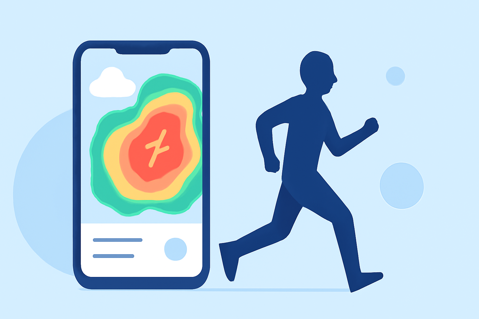 Quick Weather Radar Maps During Workouts