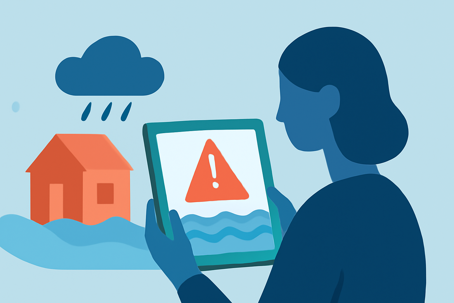 Coastal Flood Safety Workflow for Parents