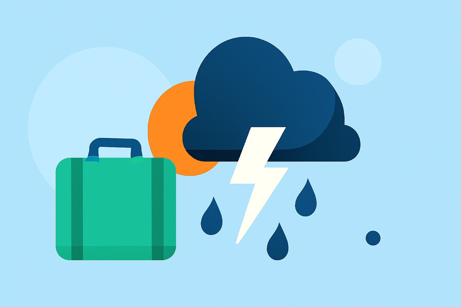 How to Avoid Afternoon Storms During Summer Travel
