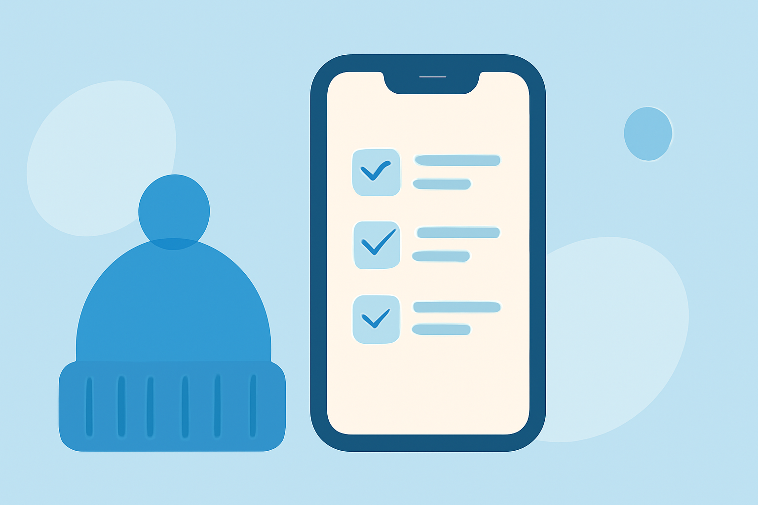 Winter Travel Packing: Essential Weather Checklist on Your Phone