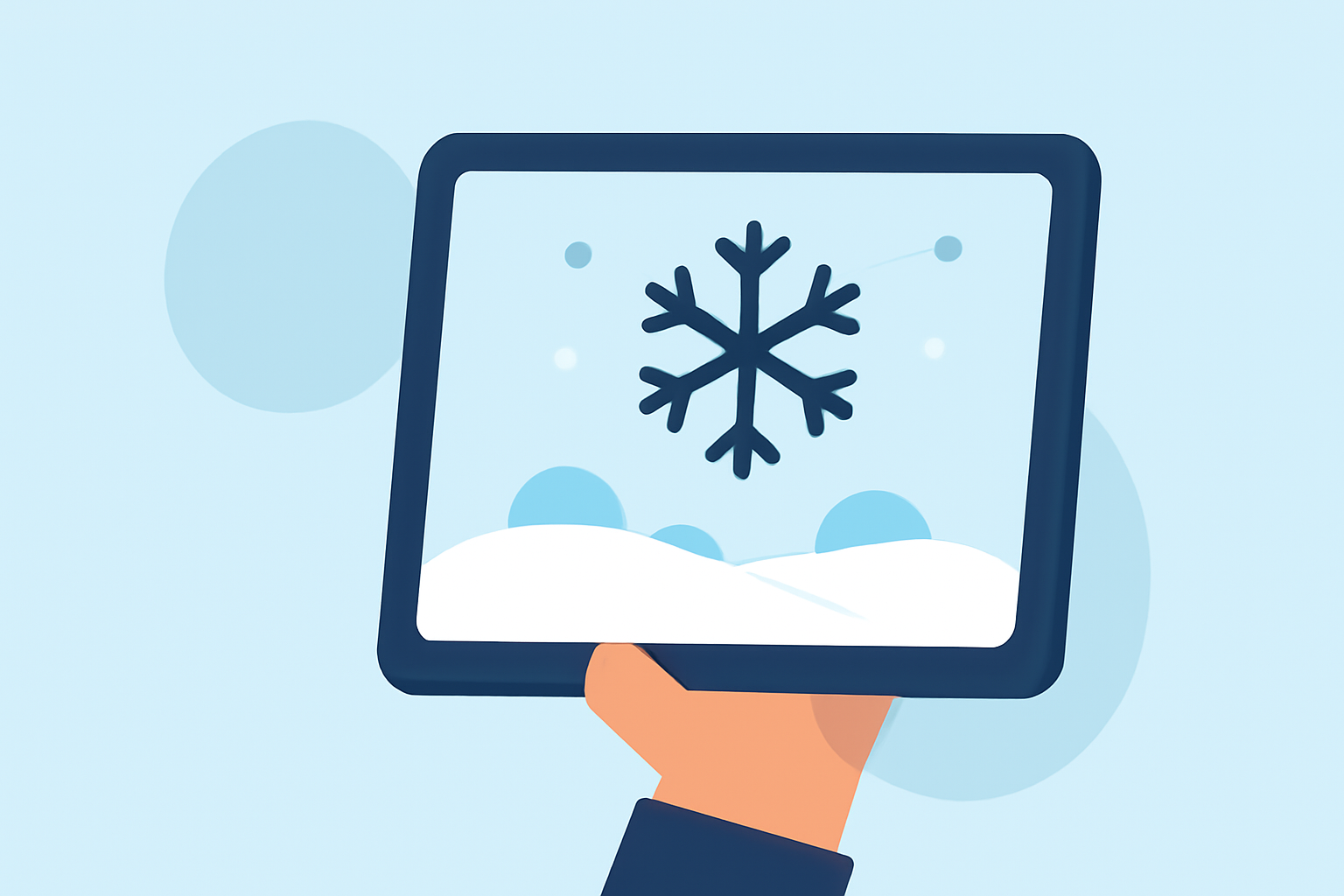Understanding Snow Accumulation Forecasts on Your iPad