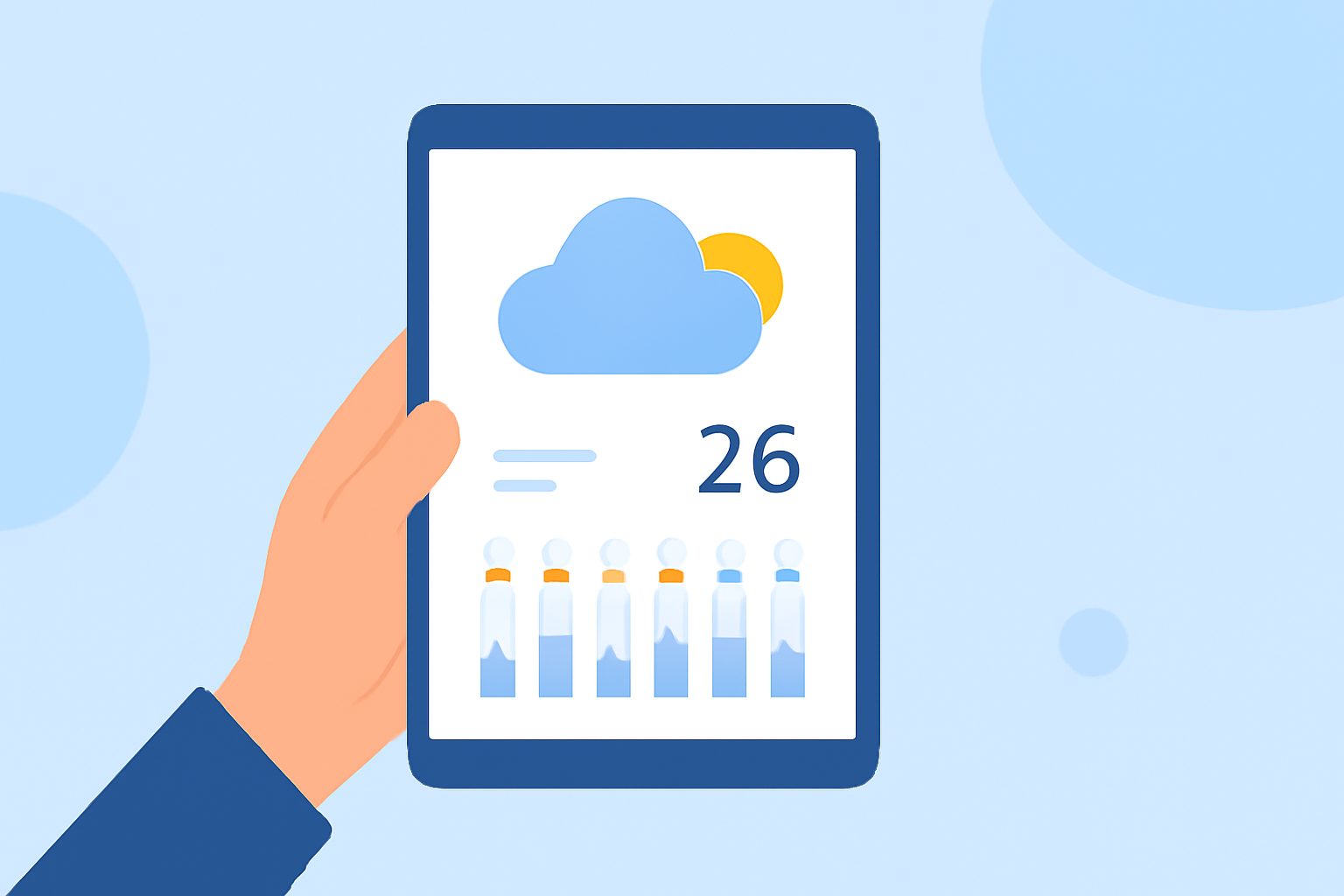 Understanding the 14-Day Weather Forecast on a Tablet