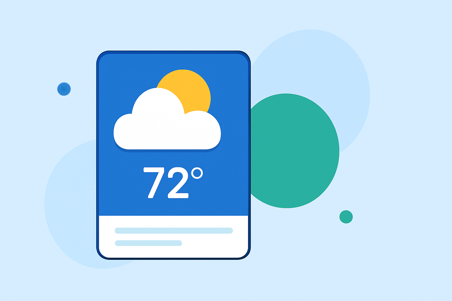 Creating Pro Glanceable Weather Widgets from Scratch