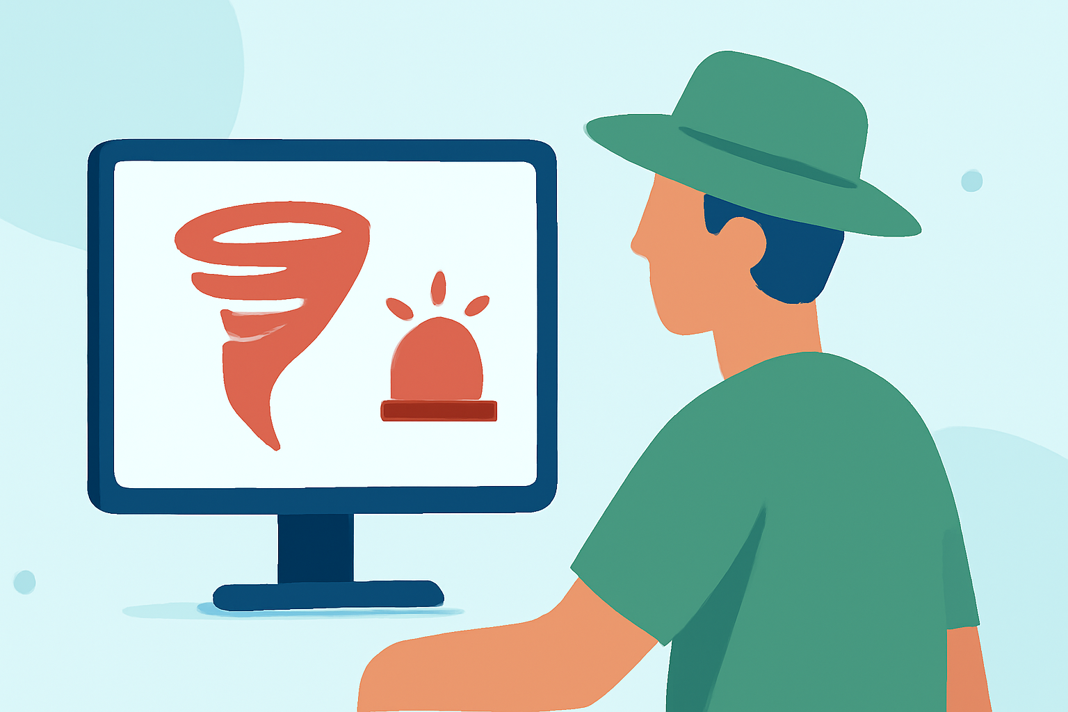 Tornado Warning Sirens Workflow for Gardeners
