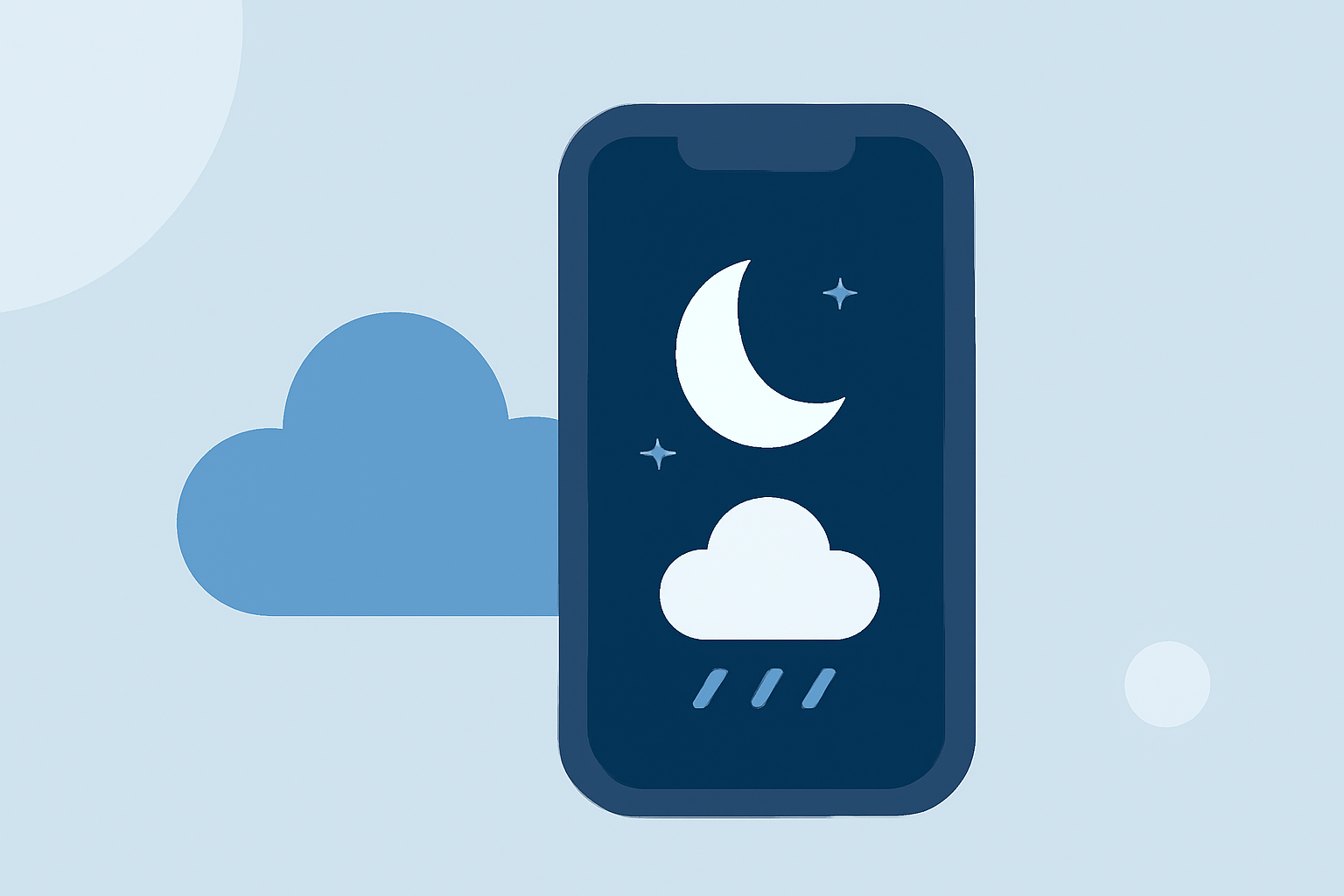 Evening Weather Check Examples on iPhone: Stay Prepared After Sunset