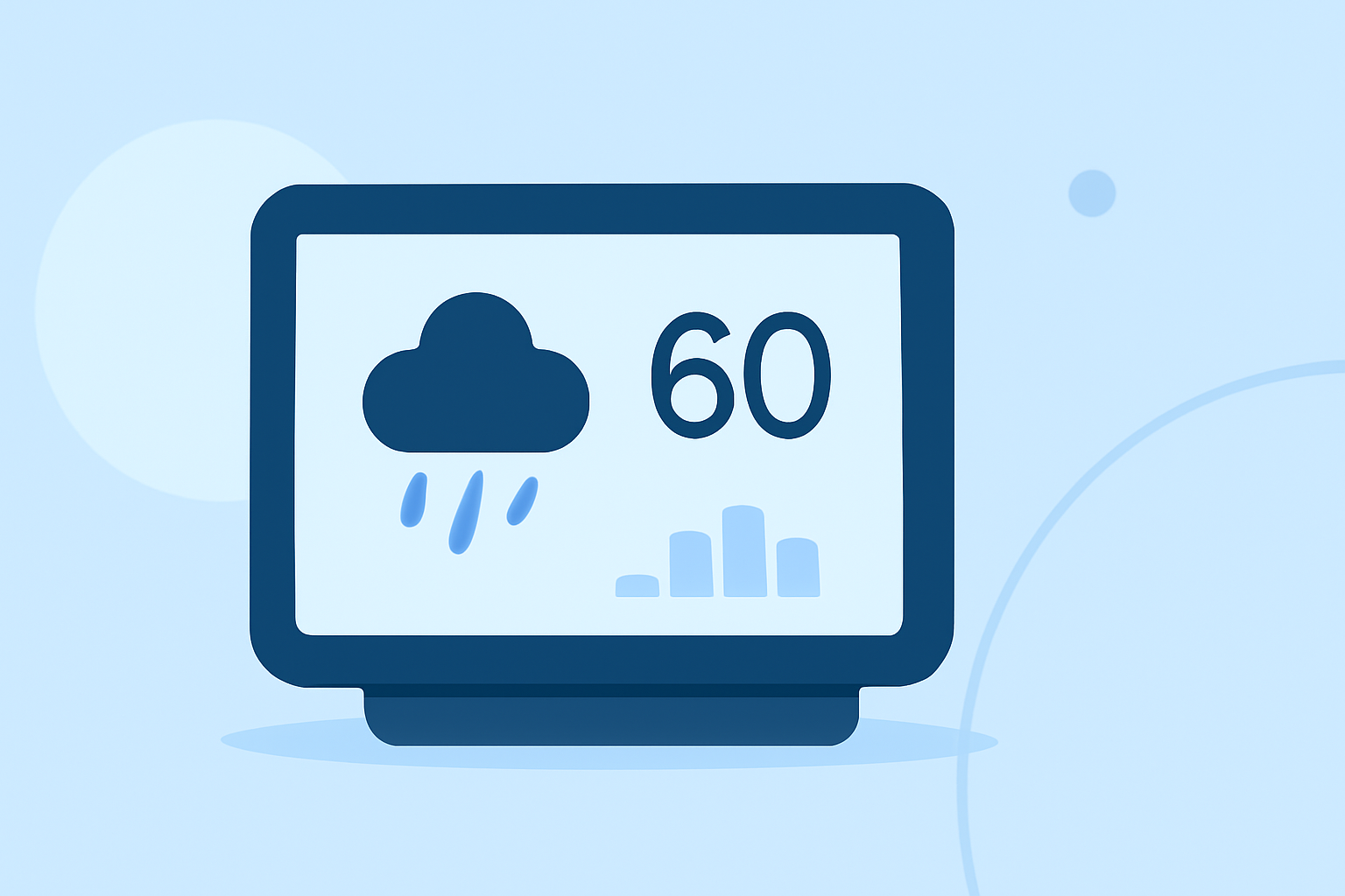 Enhancing Your Smart Display with Rain Forecasts