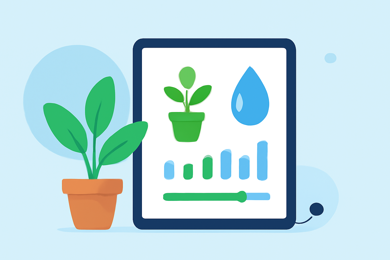 Managing Plant Humidity with iPad Apps