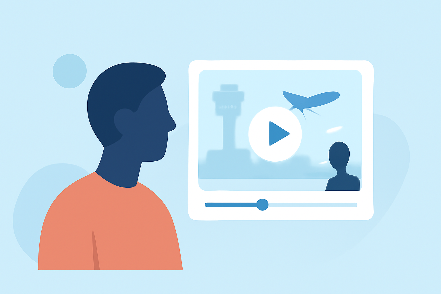 Creating Quick Airport People-Watching Clips for YouTube