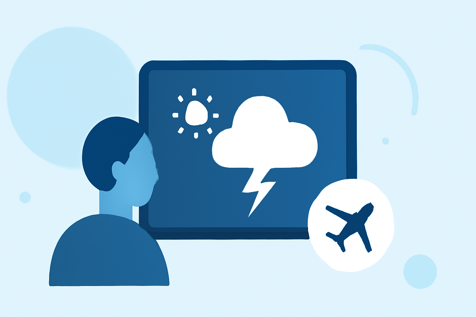 How to Effectively Track Weather Forecasts as Your Long-Haul Flight Approaches