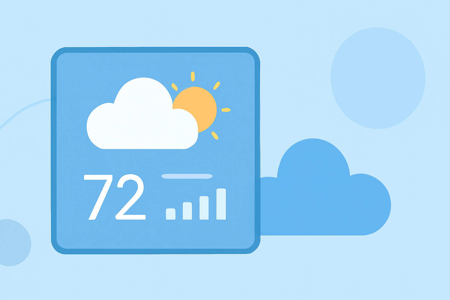 An Introduction to Large Weather Widgets